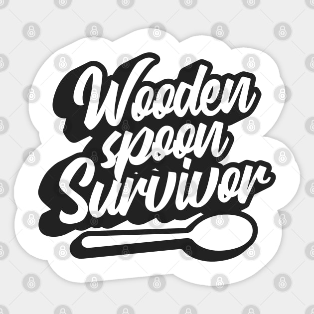 Wooden Spoon Survival Logo Funny Sticker by Design Malang